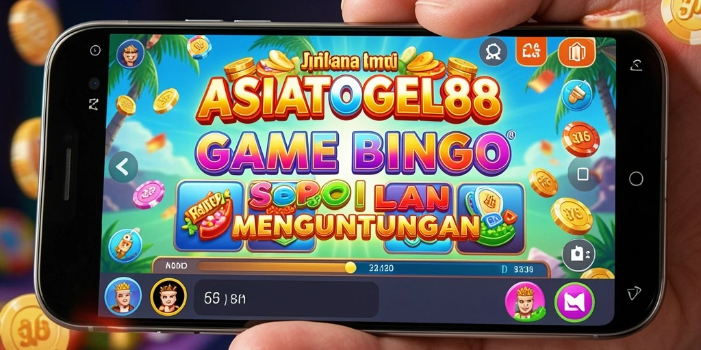 Tampilan gameplay seru ASIATOGEL88 saat bermain Bingo dengan teman.