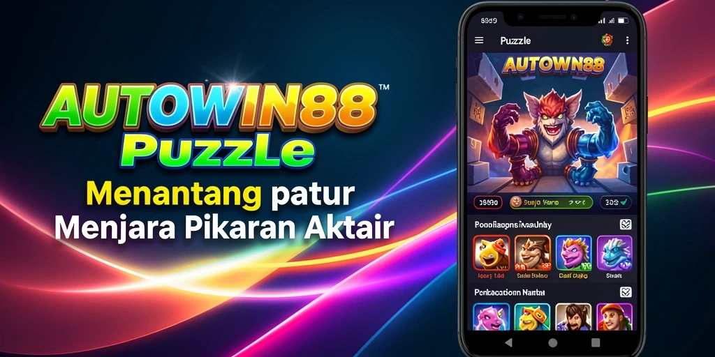 Tampilan gameplay AUTOWIN88 dengan berbagai tantangan Puzzle yang menarik.