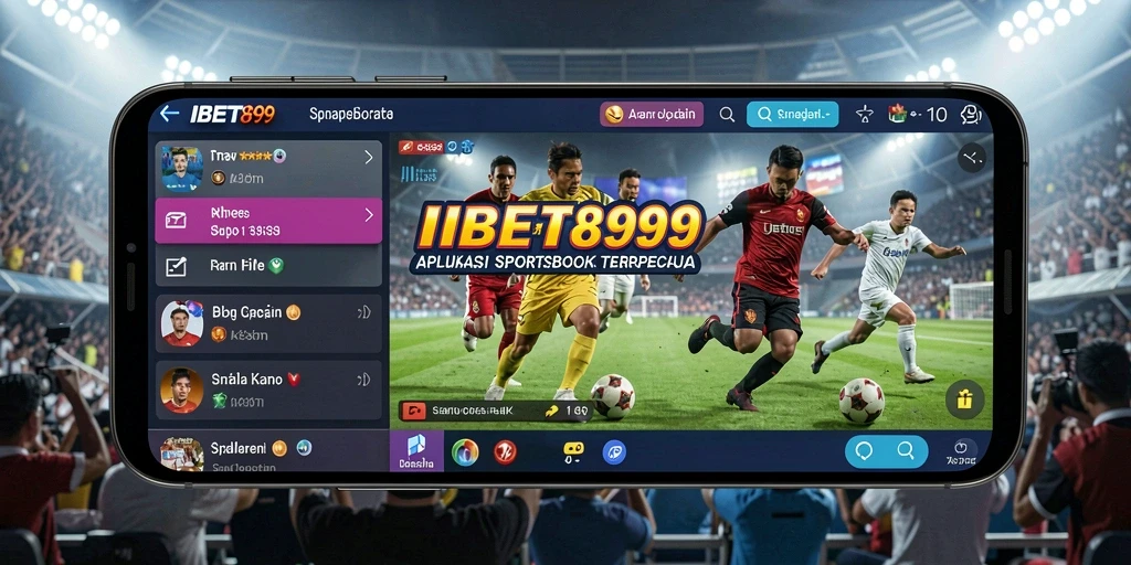 Tampilan menarik dan mudah dinavigasi dalam IBET899.