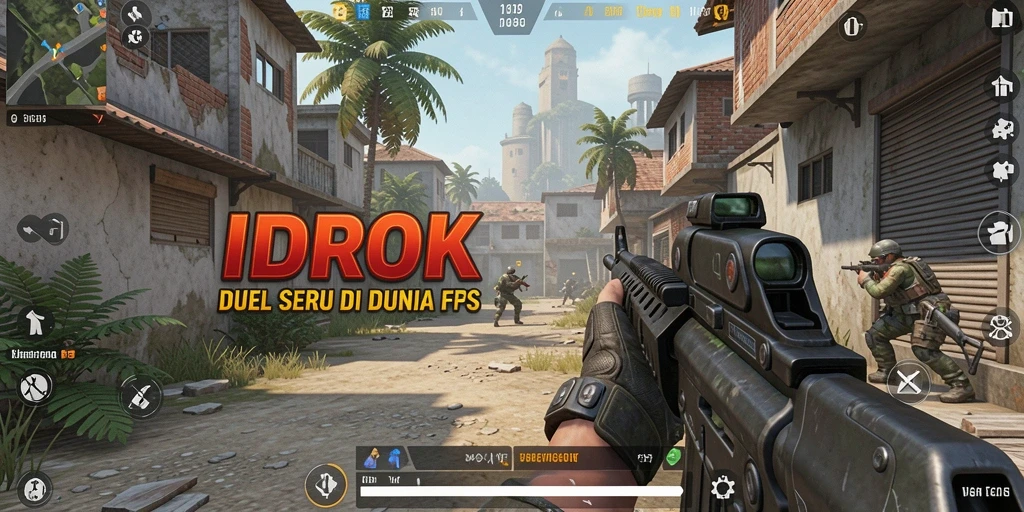 Tangkapan layar menunjukkan aksi mendebarkan di <strong>IDROK</strong>.