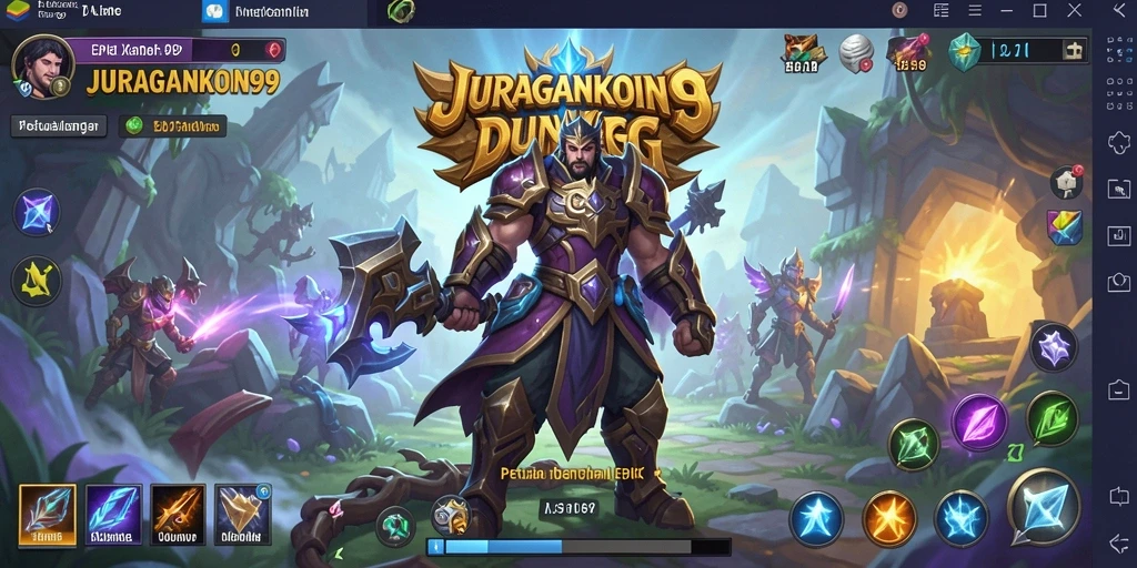 Gameplay seru di dunia fantasi JURAGANKOIN99.