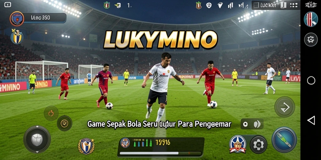 Tampilan gameplay yang seru dan penuh aksi dari LUKYMINO.
