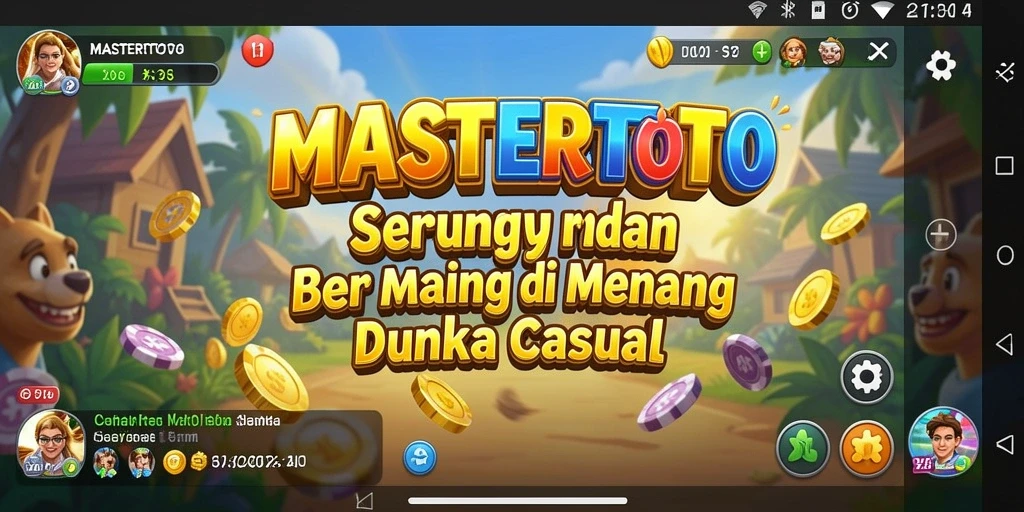 Tampilan gameplay MASTERTOTO yang menarik dan penuh warna.