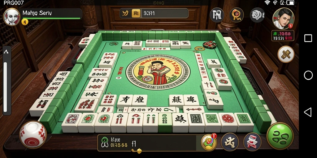 Tampilan permainan Mahjong yang menarik dan penuh warna dalam PRG007.