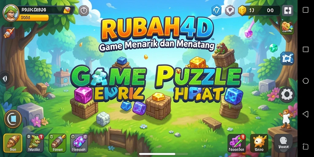 Screenshot gameplay RUBAH4D menampilkan tantangan puzzle yang menarik.
