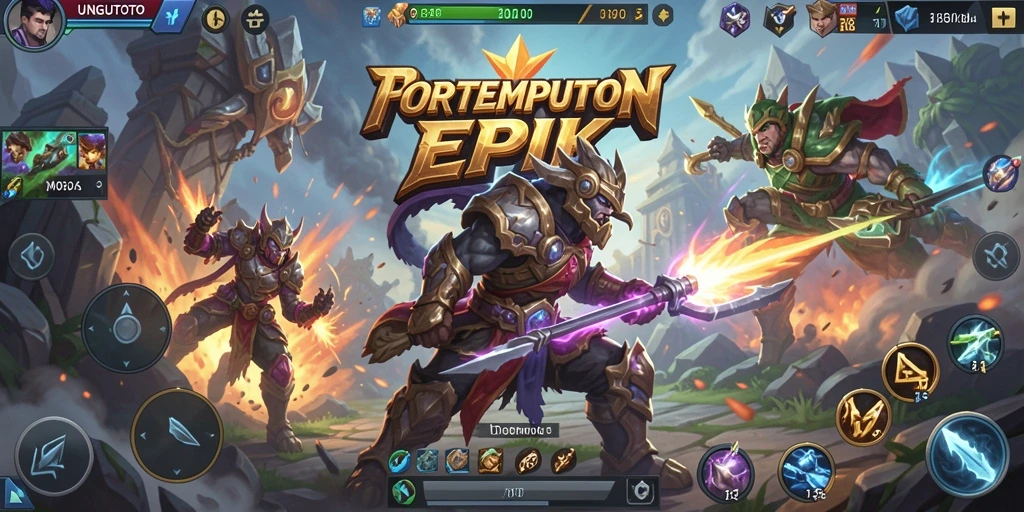 Tampilan menarik saat pertarungan epik dalam UNGUTOTO.
