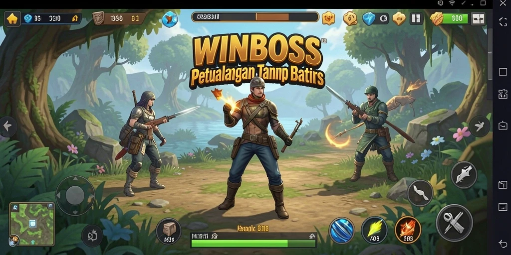 Gameplay seru WINBOSS dengan tantangan menanti di setiap sudut.